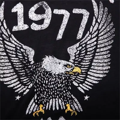 1977 Amerikanisches Hippie-T-Shirt gut