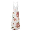 Bohème-Kleid mit weißen Blumen für ein Boho-Leben