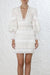 Bohemianisches schickes weißes Kleid Stil