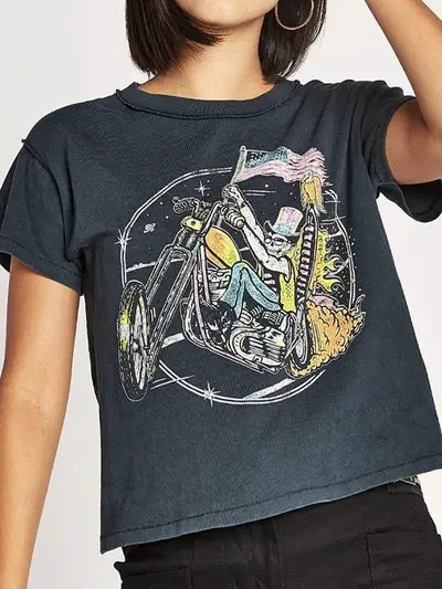 Hippie-Biker-T-Shirt beste