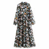 Hippie-Fleurie-Kleid mit Rabattu-Kragen Wunderschön