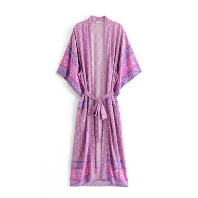 Kimono-Kleid im böhmischen Stil Elegant