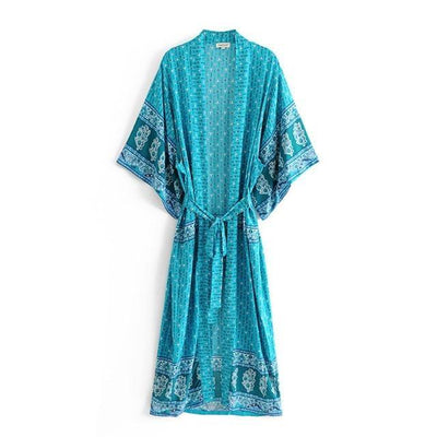 Kimono-Kleid im böhmischen Stil trend