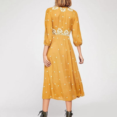 Langes Hippie-Kleid für Frauen Wunderschön