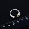 Ring aus 925 Sterling Silber Echt Lotus Lustig, natürliches kreatives Design, Hochwertiger Schmuck, Liebesherzringe für Frauen, Schmuck Elegant