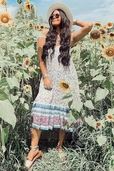 Schickes Hippie-Kleid Wunderschön