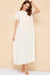 Weißes böhmisch-schickes langes Kleid beste