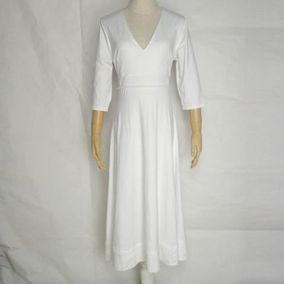 Weißes langes Kleid Bohemianisches Hochzeitskleid beste