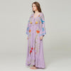 Kimono-Kleid üppig und blumig - Boho-Kleid.com